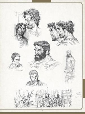 Carnet de croquis de THEO pour MURENA Cycle des Complots - tome 9-10